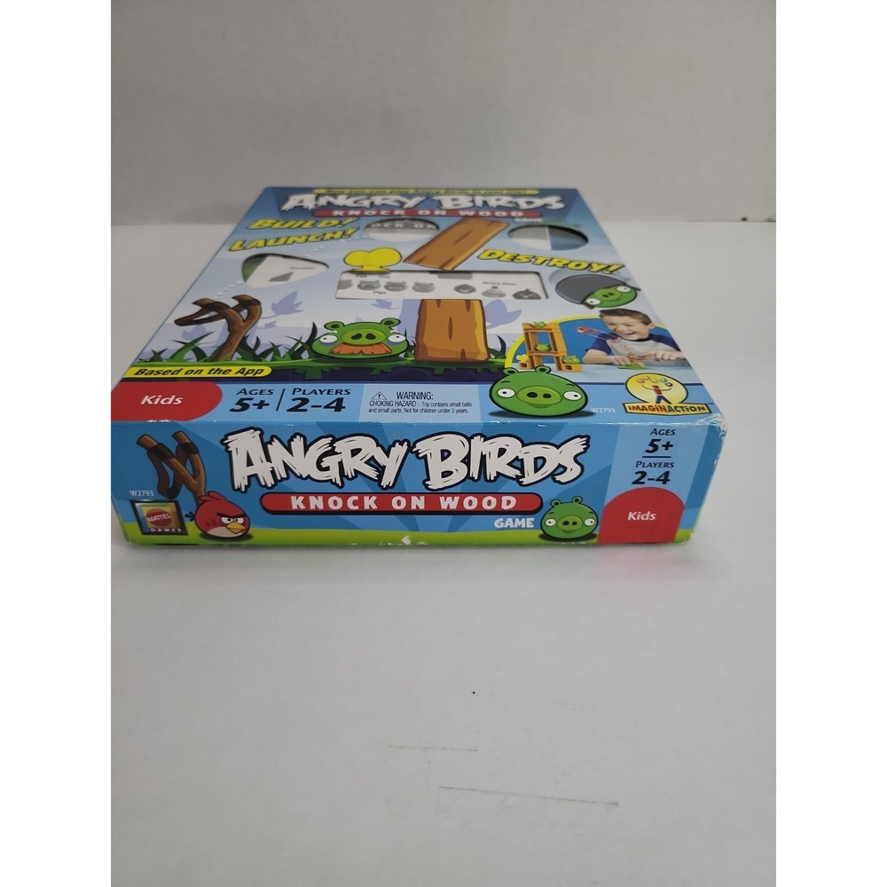 Angry Birds Knock On Wood Board Game Mattel 2010 - 100% Complete - Picture 4 of 8